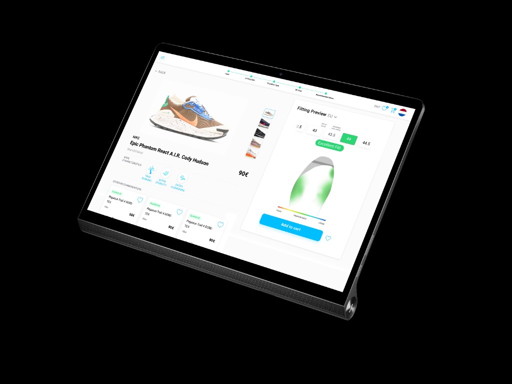 Footscan fitting
