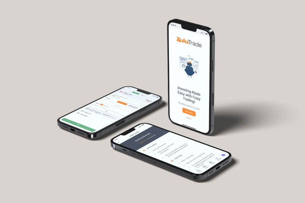 ZuluTrade mobile app redesign
